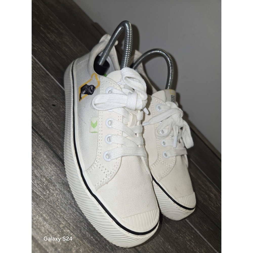 CARIUMA National Geographic Gecko Low Canvas Sneaker Men's 6.5/Women's 8 Size - Picture 1 of 10